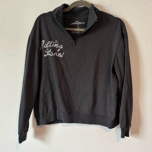 The Rolling Stones Charcoal Gray Sweatshirt